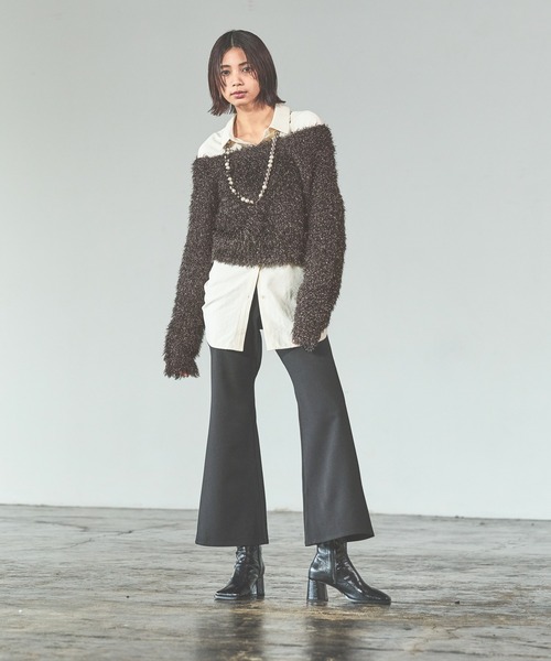 PAGEBOY（ページボーイ） ニット セーター キラキラオフショルニット