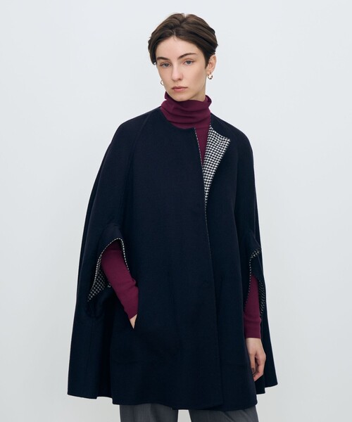 TOMORROWLAND collection ポンチョ スーパーダブルフェイス