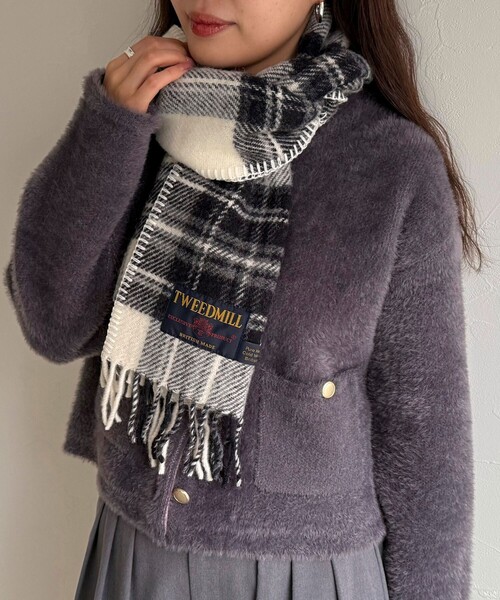 fredy emue（フレディエミュ） マフラー ストール 「TWEED MILL