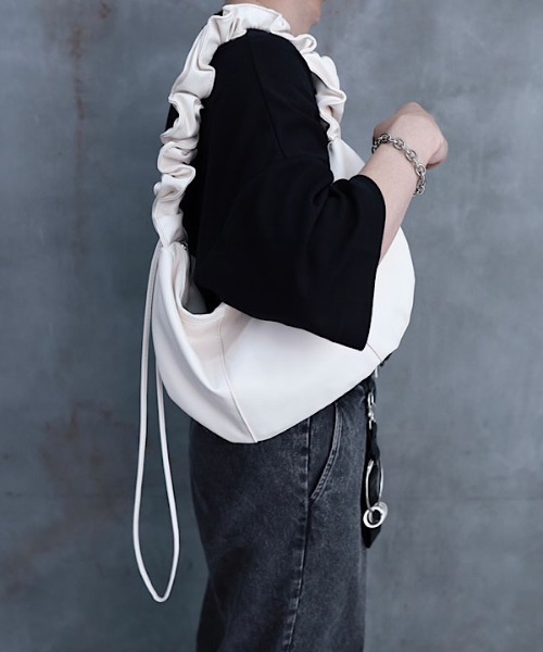 KOYA. ショルダーバッグ 2wayギャザーショルダーバッグ メンズ