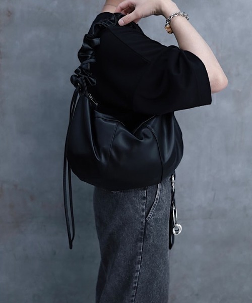 KOYA. ショルダーバッグ 2wayギャザーショルダーバッグ メンズ