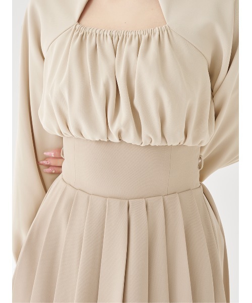 Darich（ダーリッチ） ワンピース ドッキングコルセットプリーツミニ