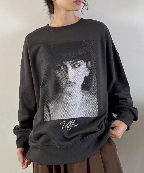 トレーナー スウェット 「Good Riddance」裏毛 顔＆フォト プリント