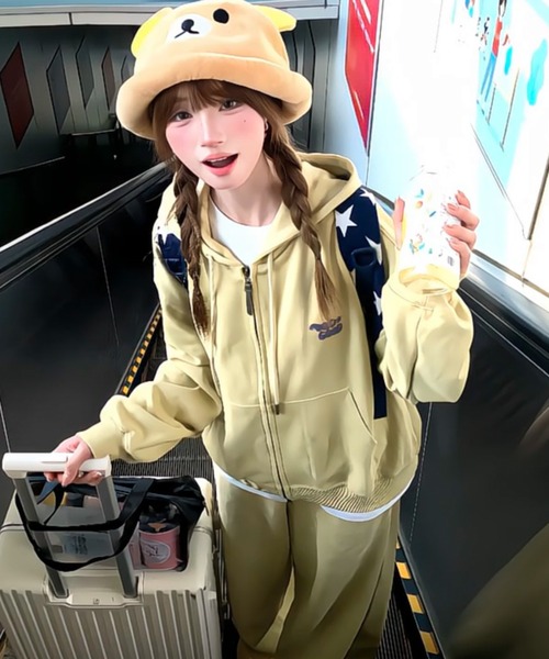 DEVICE（デバイス） セットアップ 「上下セット」ワンポイント 刺繍