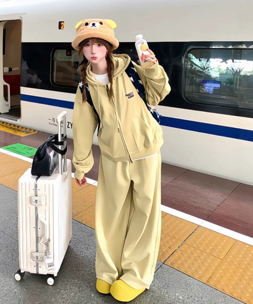 DEVICE（デバイス） セットアップ 「上下セット」ワンポイント 刺繍