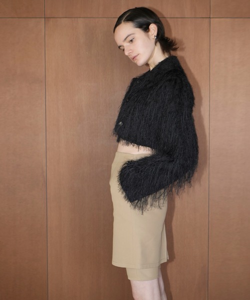 CLANE（クラネ） ブルゾン アウター 「CLANE/クラネ」FRINGE SHORT