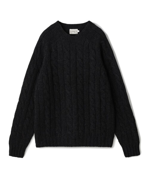 INVERALLAN（インバーアラン） セーター ニット ウールケーブル クルー