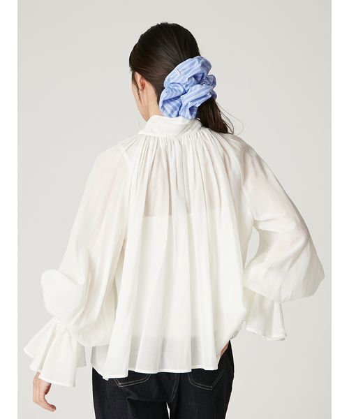 FRAY I.D（フレイ・アイディー） ブラウス シャツ 2wayシアーボウタイ