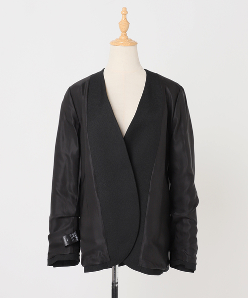 plage（プラージュ） ジャケット ノーカラージャケット Collarless
