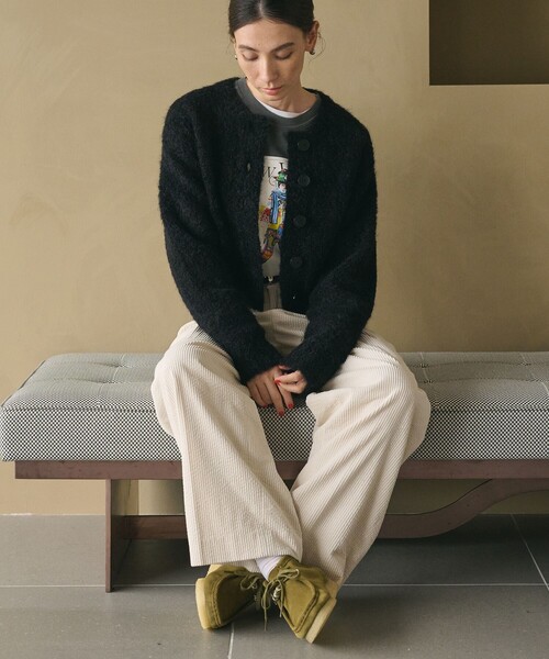 BEAUTY＆YOUTH UNITED ARROWS カーディガン ウールブレンド ブークレ