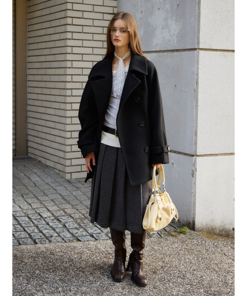 SLY（スライ） ステンカラーコート コート STAND NECK MIDI COAT