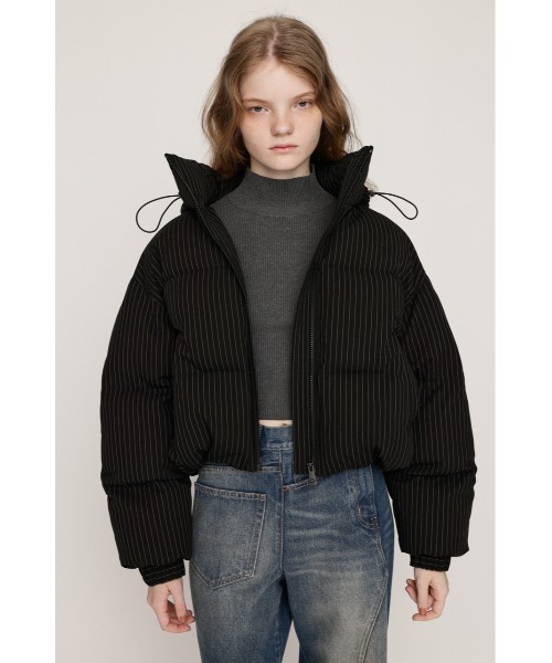 SLY（スライ） ブルゾン アウター 2WAY STRIPE PUFFER BZ ツーウェイ