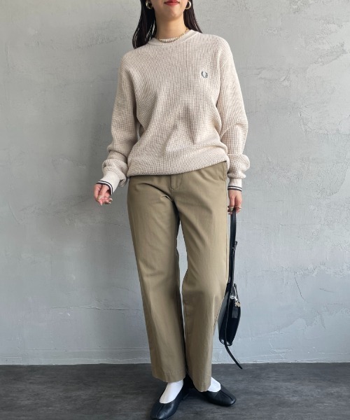 FRED PERRY（フレッドペリー） ニット セーター ワンポイントロゴ刺繍