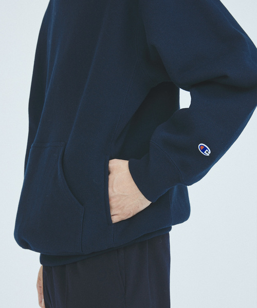 Champion（チャンピオン） パーカー 別注 SOLID SWEAT HOODIE メンズ