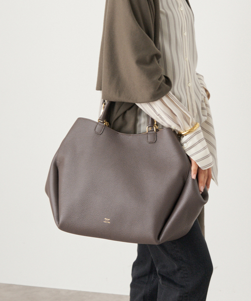 2024 イエナ マニュエルミラノ レザーバッグ ショルダー グレー Manuel