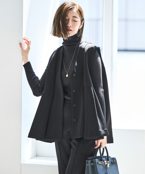 RUIRUE BOUTIQUE（ルイルエブティック） セットアップ フレア ジレ