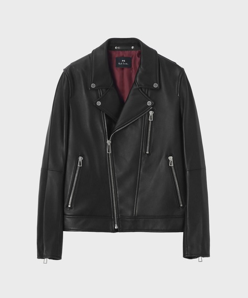 PS Paul Smith コート ジャケット シープスキン ダブルライダース