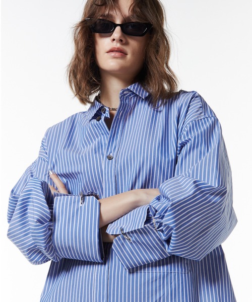 JOSE MOON（ジョゼムーン） ブラウス シャツ JOSEMOON STRIPE SHIRT