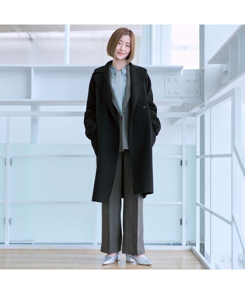 AOYAMA ピーコート pコート カシミヤの風合いの良さ、暖かさ、軽さを