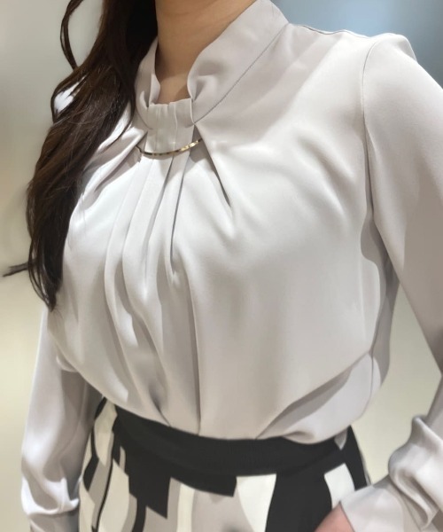 PINKY&DIANNE（ピンキー アンド ダイアン） ブラウス シャツ メタル