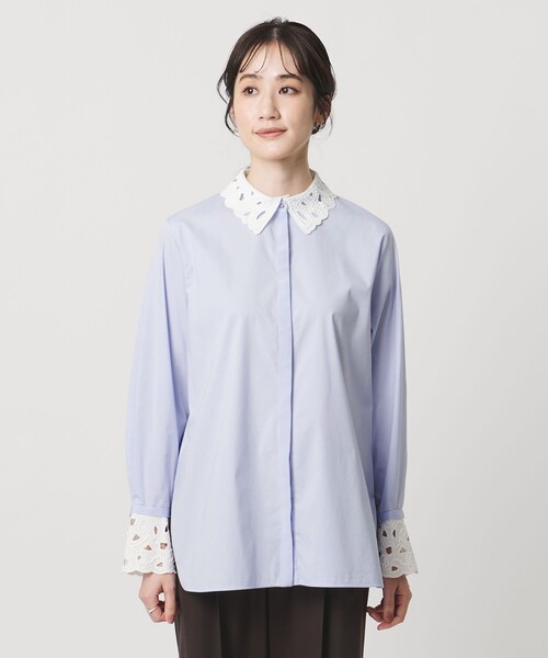 UNITED ARROWS（ユナイテッドアローズ） ブラウス シャツ エンブロイ