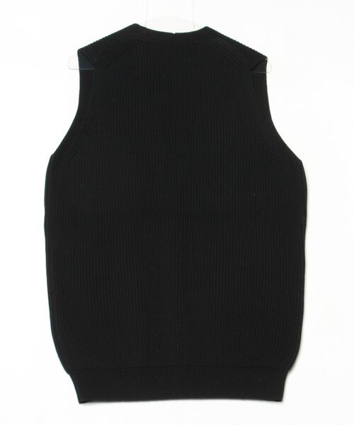 BATONER（バトナー） ニットベスト 2 ブラック レディース : ZOZOTOWN
