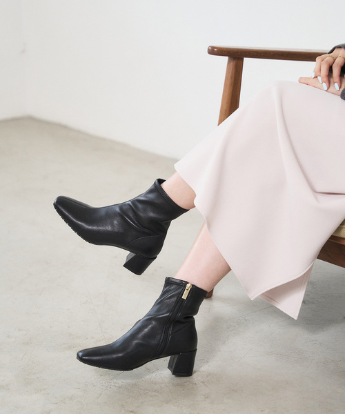 LE TALON（ル タロン） ブーツ 「追加」5cmスクエアフィットショート