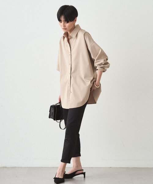 Loungedress（ラウンジドレス） ブラウス シャツ サテンBIGシャツ