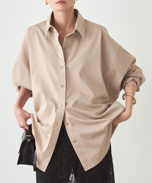 Loungedress（ラウンジドレス） ブラウス シャツ サテンBIGシャツ
