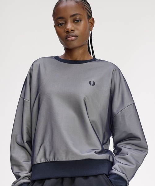 FRED PERRY（フレッドペリー） トレーナー スウェット Mesh Overlay