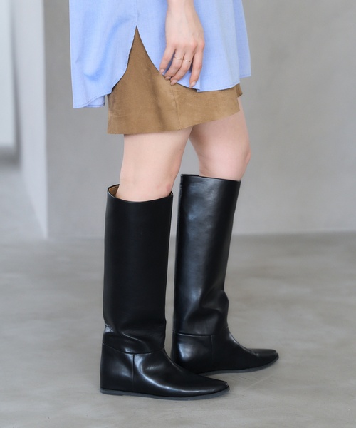 LE TALON（ル タロン） ブーツ 「追加3」2cmワイドシャフトロング