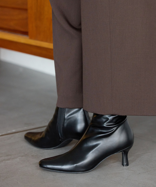 LE TALON（ル タロン） ブーツ 「追加」6cmフレンチスクエアフィット