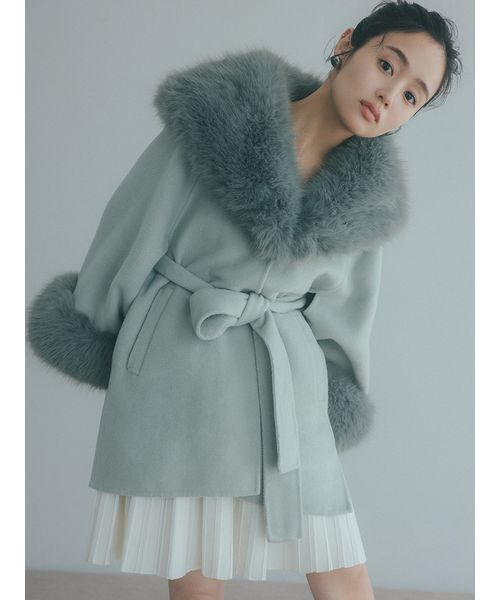 SNIDEL（スナイデル） コート チェスターコート ファーケープコート