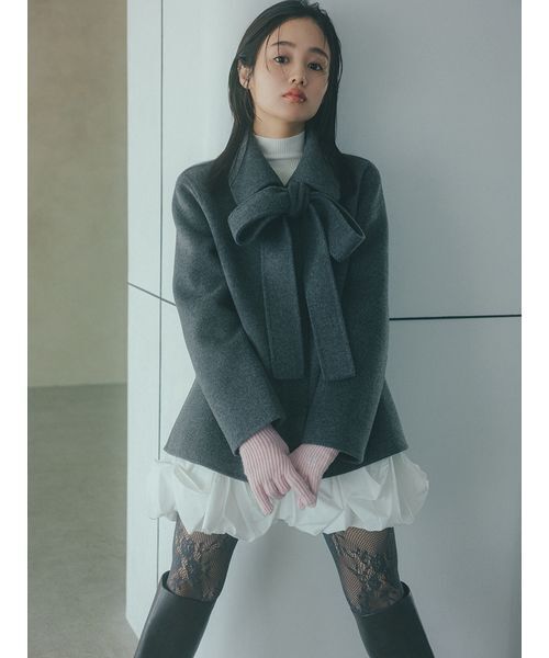 SNIDEL（スナイデル） ジャケット テーラードジャケット リバーリボン