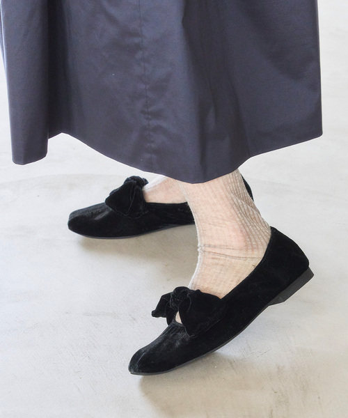 LE TALON（ル タロン） シューズ 「追加3」スクエアベルベットリボン