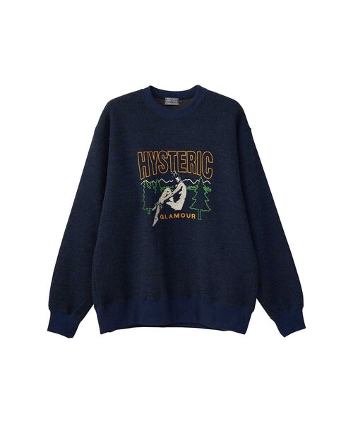 HYSTERICGLAMOURスウェット ドロップショルダー ヒスガール L相当