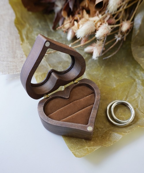 Port（ポート） 収納 ハート型 指輪 ケース / ジュエリー ボックス