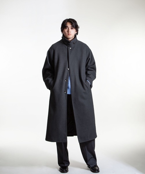 ZIP FIVE -White Line- ステンカラーコート コート 「White Line