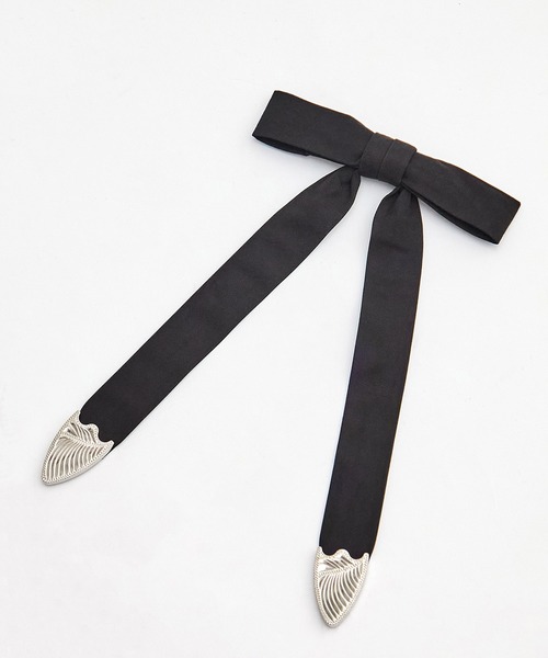 TOGA（トーガ） ブローチ 「TOGA TOO/トーガトゥー」Metal ribbon clip