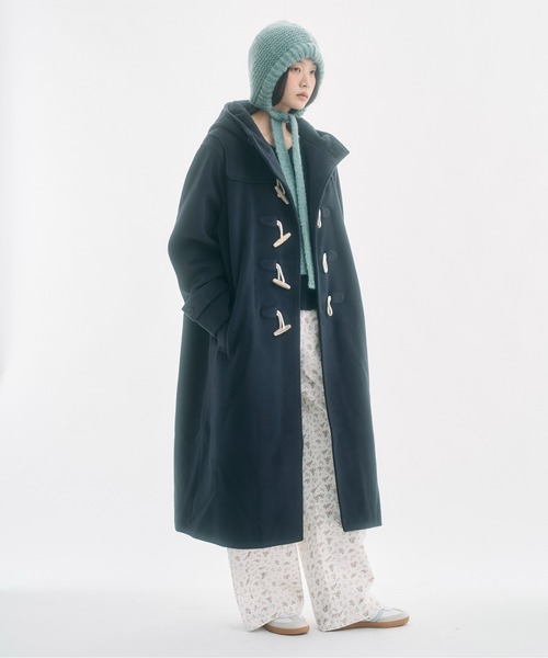 FEKETE（フェケテ） ダッフルコート コート high-neck hooded long