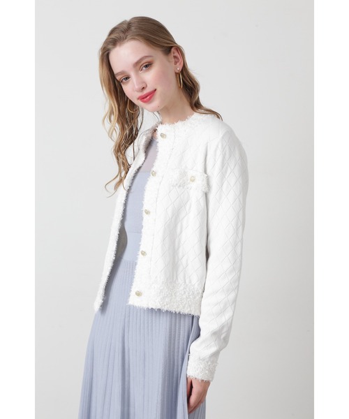 PINKY&DIANNE（ピンキー アンド ダイアン） カーディガン ラメツイード