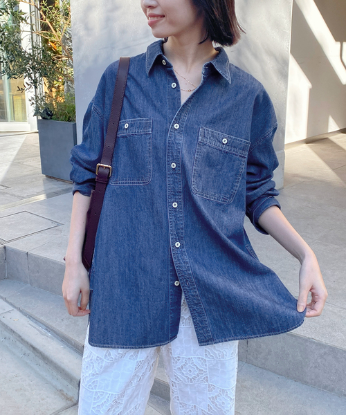 SLOBE IENA（スローブイエナ） ブラウス シャツ LEDENIM LABOR FORM