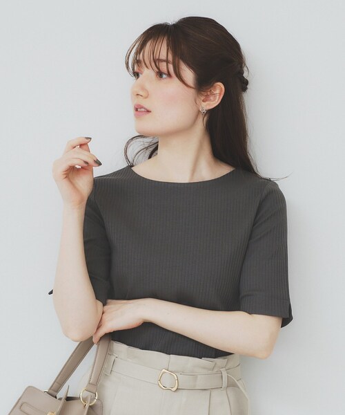 index（インデックス） tシャツ 「7色展開/XS-LLサイズ」ボートネック