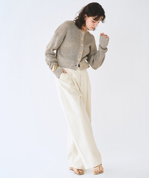 Whim Gazette（ウィム ガゼット） チノパン タックチノパンツ