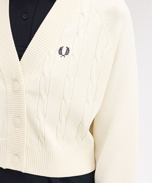 FRED PERRY（フレッドペリー） カーディガン Cable Knit Cardigan