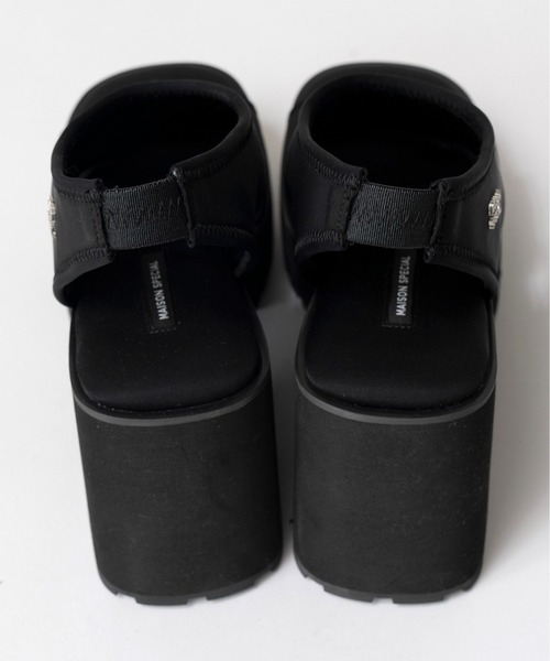 MAISON SPECIAL（メゾンスペシャル） サンダル Stretch Cut Off