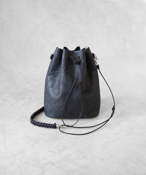 SENTI（センティ） ショルダーバッグ 「 」Dyneema Leather DRAWSTRING