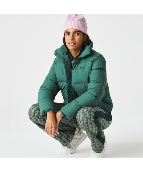 LACOSTE（ラコステ） ダウンコート ダウンジャケット クロックステッチ
