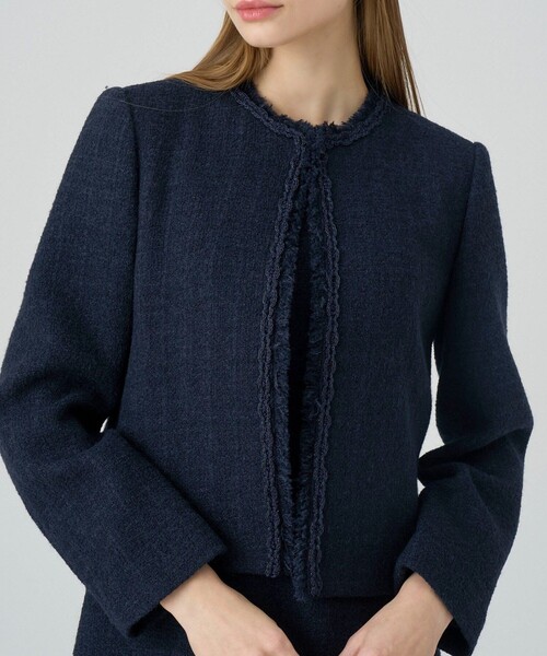 ANAYI（アナイ） ジャケット ノーカラージャケット 「セットアップ対応