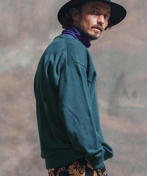 Jih Nunc（ジーヌンク） セーター ニット mn2812- ディープVネック